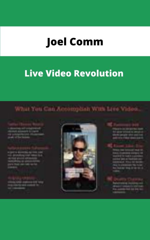 Joel Comm Live Video Revolution