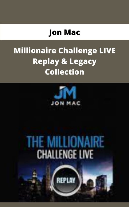 Jon Mac Millionaire Challenge LIVE Replay Legacy Collection