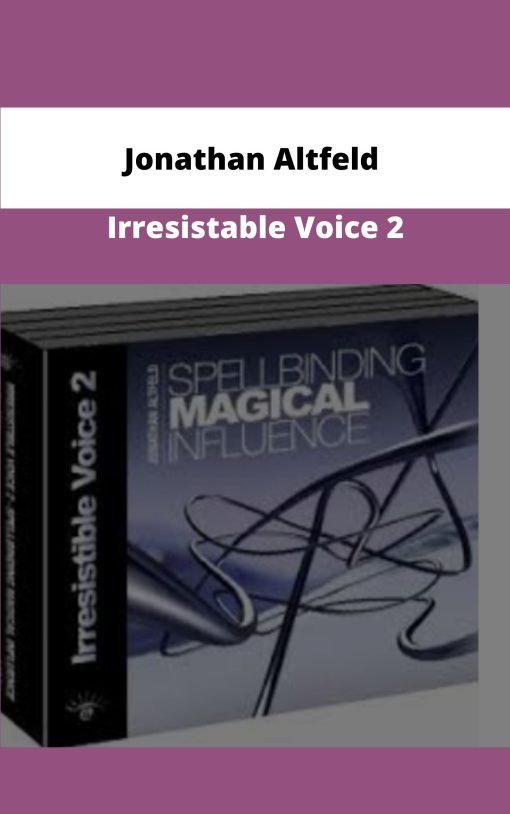 Jonathan Altfeld Irresistable Voice