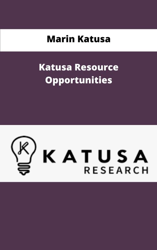 Marin Katusa Katusa Resource Opportunities