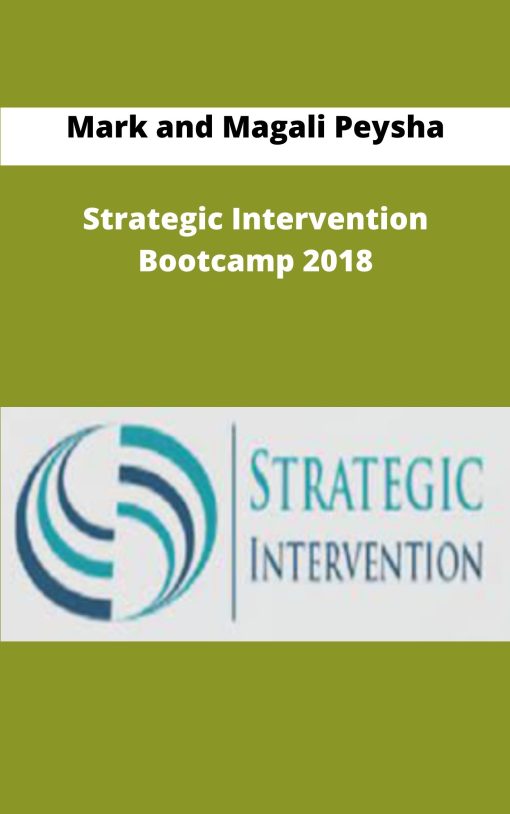 Mark and Magali Peysha Strategic Intervention Bootcamp