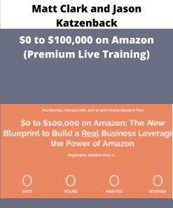 Matt Clark and Jason Katzenback to on Amazon Premium Live Training