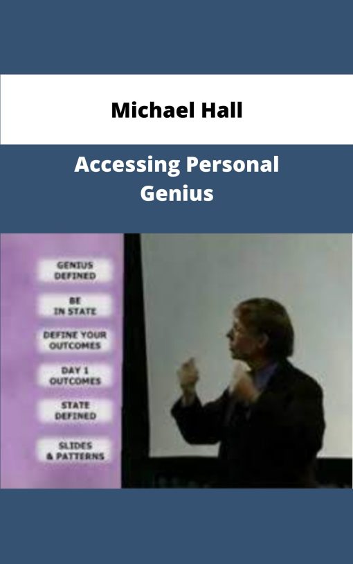 Michael Hall Accessing Personal Genius