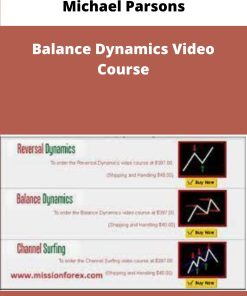 Michael Parsons Balance Dynamics Video Course