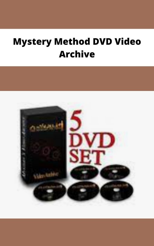 Mystery Method DVD Video Archive