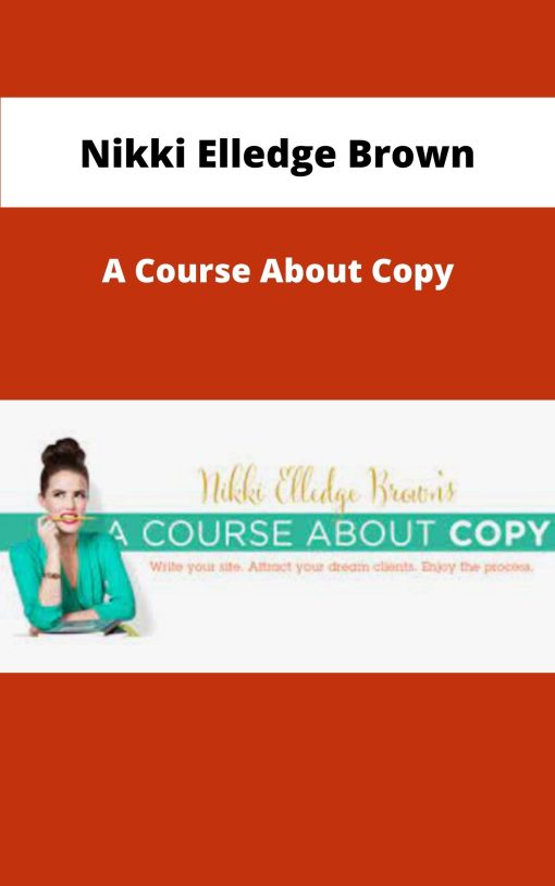 Nikki Elledge Brown A Course About Copy
