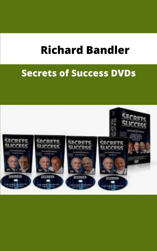Richard Bandler Secrets of Success DVDs