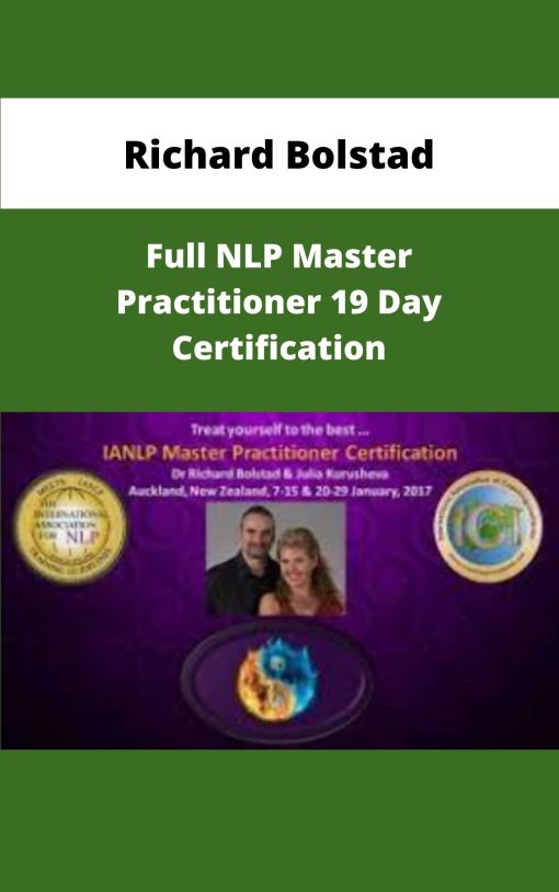 Richard Bolstad Full NLP Master Practitioner Day Certification