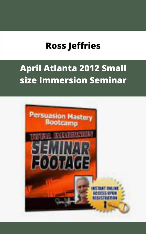 Ross Jeffries April Atlanta Small size Immersion Seminar