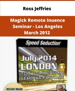 Ross Jeffries Magick Remote Inuence Seminar Los Angeles March