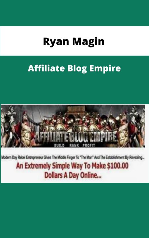 Ryan Magin Affiliate Blog Empire