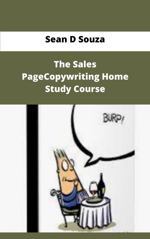 Sean D Souza The Sales PageCopywriting Home Study Course