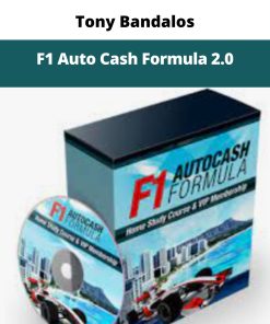 Tony Bandalos – F1 Auto Cash Formula 2.0 | Available Now !