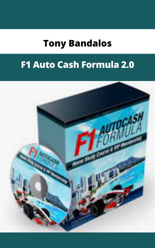 Tony Bandalos – F1 Auto Cash Formula 2.0 | Available Now !