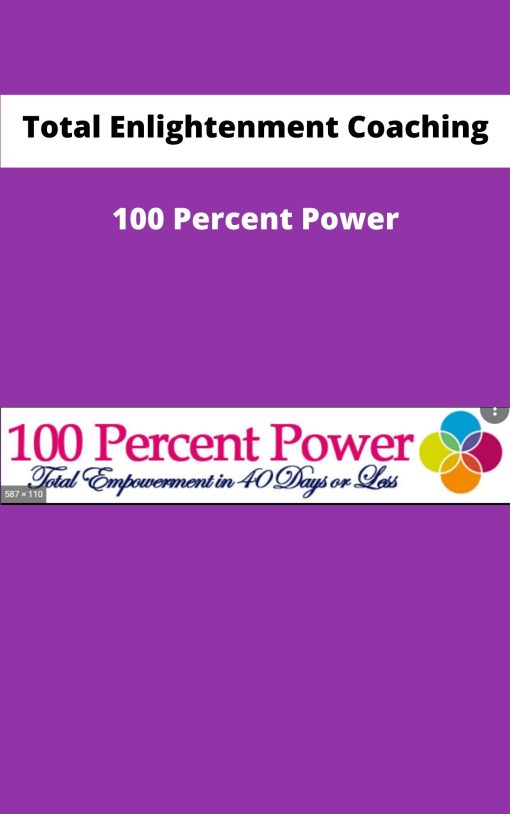 Total Enlightenment Coaching Percent Power