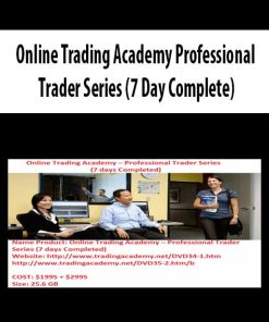 Online Trading Academy Professional Trader Series (7 Day Complete) | Available Now !