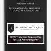 Andrew argue – Accountingtax Programs Covid-19 Consulting | Available Now !