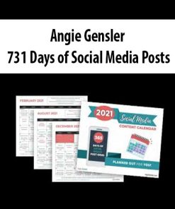 Angie Gensler – 731 Days of Social Media Posts | Available Now !