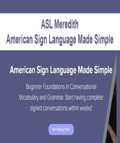 ASL Meredith – American Sign Language Made Simple | Available Now !