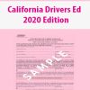 California Drivers Ed – 2020 Edition | Available Now !