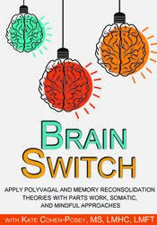 Brain Switch: Apply Polyvagal and Memory Reconsolidation Theories with Parts Work, Somatic, and Mindful Approaches – Kate Cohen-Posey | Available Now !