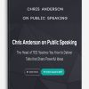Chris Anderson on Public Speaking | Available Now !