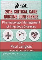 Pharmacological Management of Infectious Diseases – Dr. Paul Langlois | Available Now !