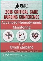 Advanced Hemodynamic Monitoring – Cyndi Zarbano | Available Now !
