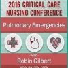 Pulmonary Emergencies Pulmonary Emergencies – Robin Gilbert | Available Now !