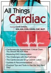 All Things Cardiac Conference: Day Two: Cardiac Disorders & Diagnostics – Cyndi Zarbano | Available Now !