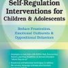 Self-Regulation Interventions for Children & Adolescents: Reduce Frustration, Emotional Outbursts & Oppositional Behaviors – Laura Ehlert | Available Now !