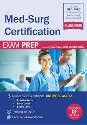 Med-Surg Certification – CMSRN ® Exam Prep Package with Practice Test & NSN Access – Cyndi Zarbano | Available Now !