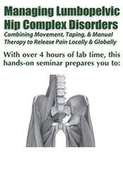 Managing Lumbopelvic Hip Complex Disorders: Combining Movement, Taping & Manual Therapy to Release Pain Locally and Globally – Darrell Locket | Available Now !