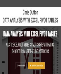 Chris Dutton – DATA ANALYSIS WITH EXCEL PIVOT TABLES | Available Now !