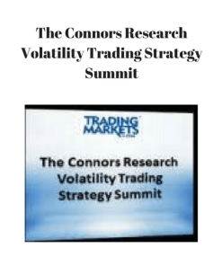 The Connors Research Volatility Trading Strategy Summit | Available Now !