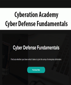 Cyberation Academy – Cyber Defense Fundamentals | Available Now !