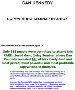 Dan Kennedy – Copywriting Seminar In A Box | Available Now !