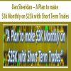 Dan Sheridan – A Plan to make $3k Monthly on $25k with Short Term Trades | Available Now !