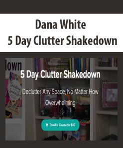 Dana White – 5 Day Clutter Shakedown | Available Now !