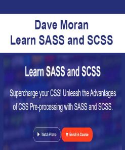 Dave Moran – Learn SASS and SCSS | Available Now !