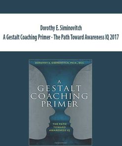 Dorothy E. Siminovitch – A Gestalt Coaching Primer – The Path Toward Awareness IQ 2017 | Available Now !