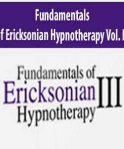 Fundamentals of Ericksonian Hypnotherapy Vol. III | Available Now !