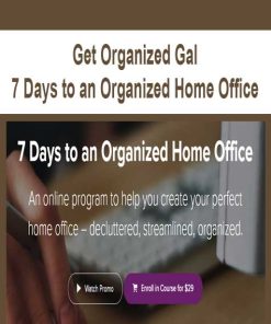 Get Organized Gal – 7 Days to an Organized Home Office | Available Now !