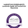 Meclabs – Marketing Experiments Landing Page Optimization Training | Available Now !