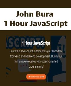 John Bura – 1 Hour JavaScript | Available Now !