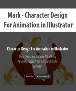 Mark – Character Design For Animation in Illustrator | Available Now !