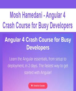 Mosh Hamedani – Angular 4 Crash Course for Busy Developers | Available Now !