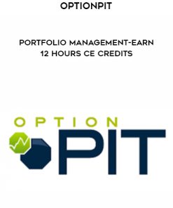 Optionpit – Portfolio Management-Earn 12 Hours CE Credits | Available Now !