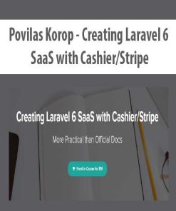 Povilas Korop – Creating Laravel 6 SaaS with CashierStripe | Available Now !