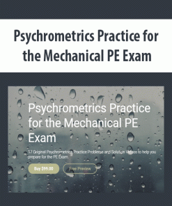 Psychrometrics Practice for the Mechanical PE Exam | Available Now !